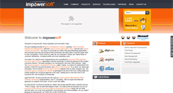 Desktop Screenshot of impowersoft.com