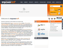 Tablet Screenshot of impowersoft.com